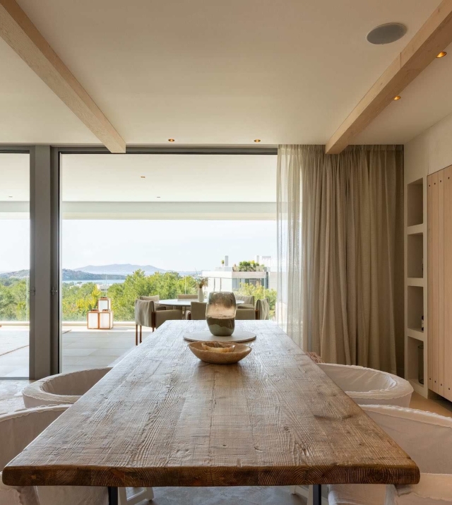 Resa estates Ibiza for sale Talamanca luxury apartment duplex dining .jpg